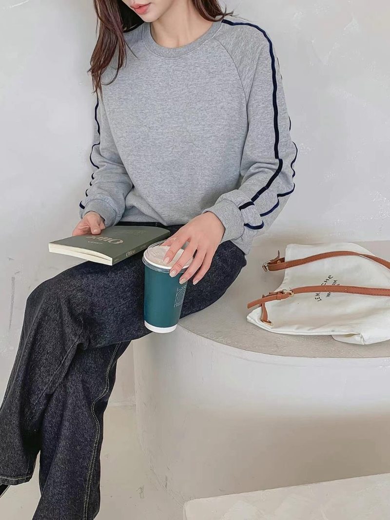 KKANNJUU直郵韓國代購女裝新品時尚職業推薦人氣熱賣24秋冬衛衣KKAMJUU衛衣圖色4