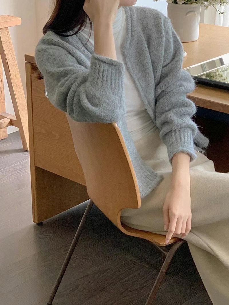 KKANNJUU直郵韓國代購女裝新款24秋冬人氣時尚職業休閑針織衫KKAMJUU針織衫