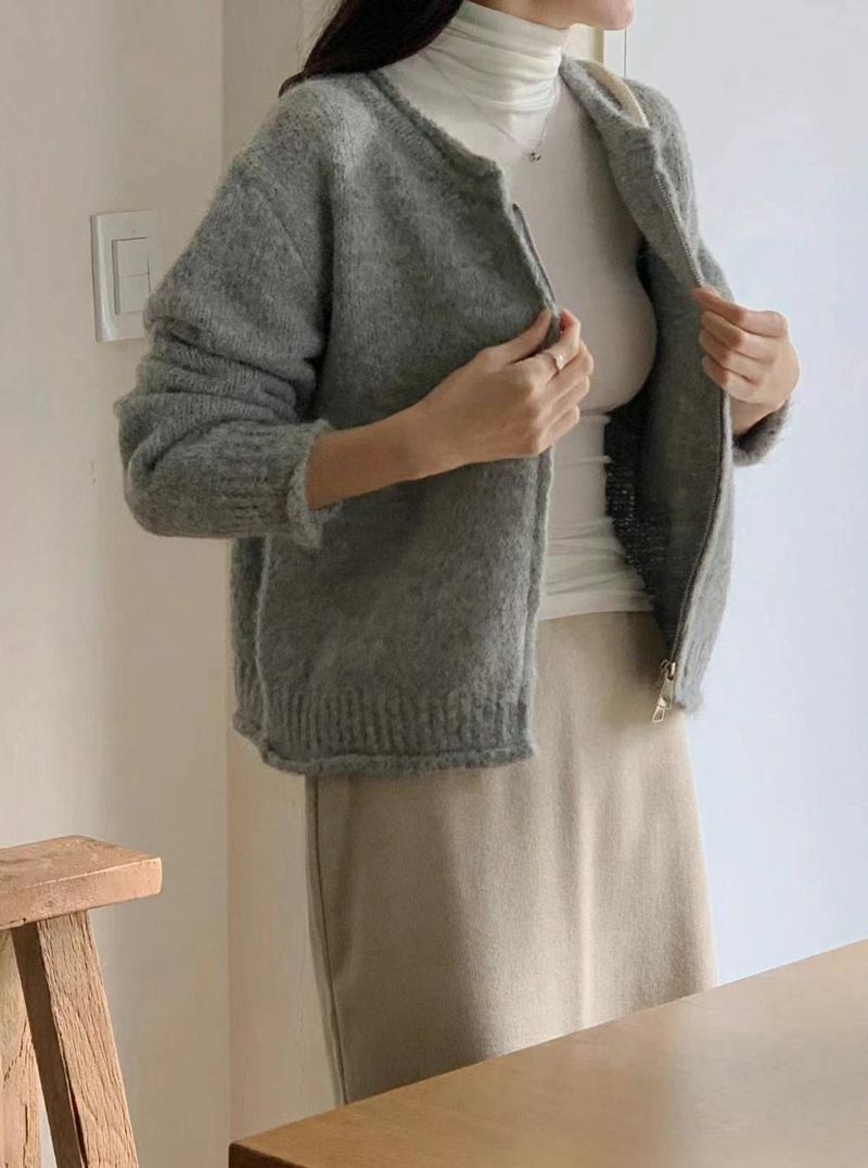 KKANNJUU直郵韓國代購女裝新款24秋冬人氣時尚職業休閑針織衫KKAMJUU針織衫