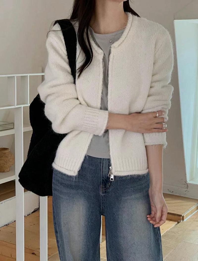 KKANNJUU直郵韓國代購女裝新款24秋冬人氣時尚職業休閑針織衫KKAMJUU針織衫