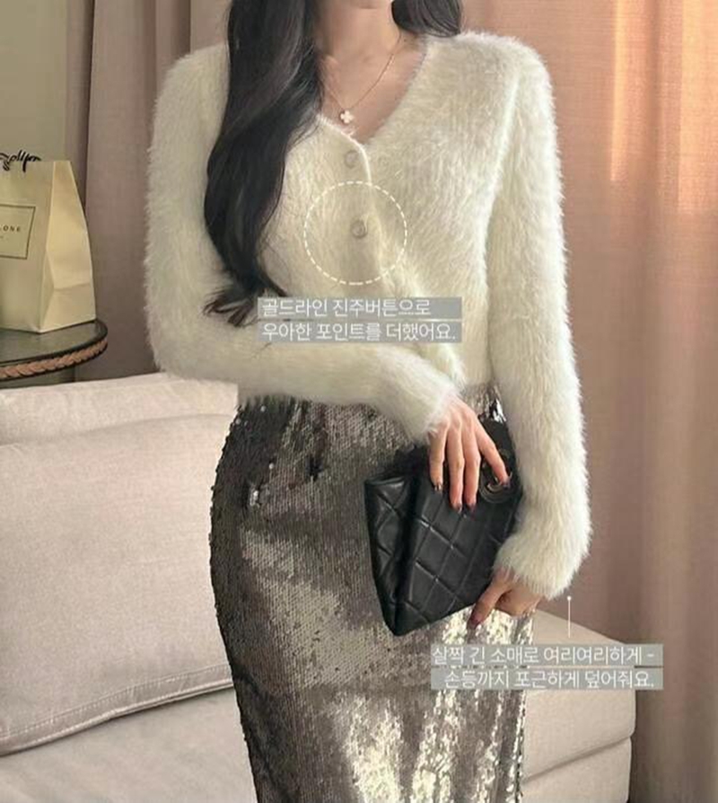 KKANNJUU韓國直郵東大門實拍女裝新品人氣時尚熱賣24秋冬針織衫KKAMJUU針織衫