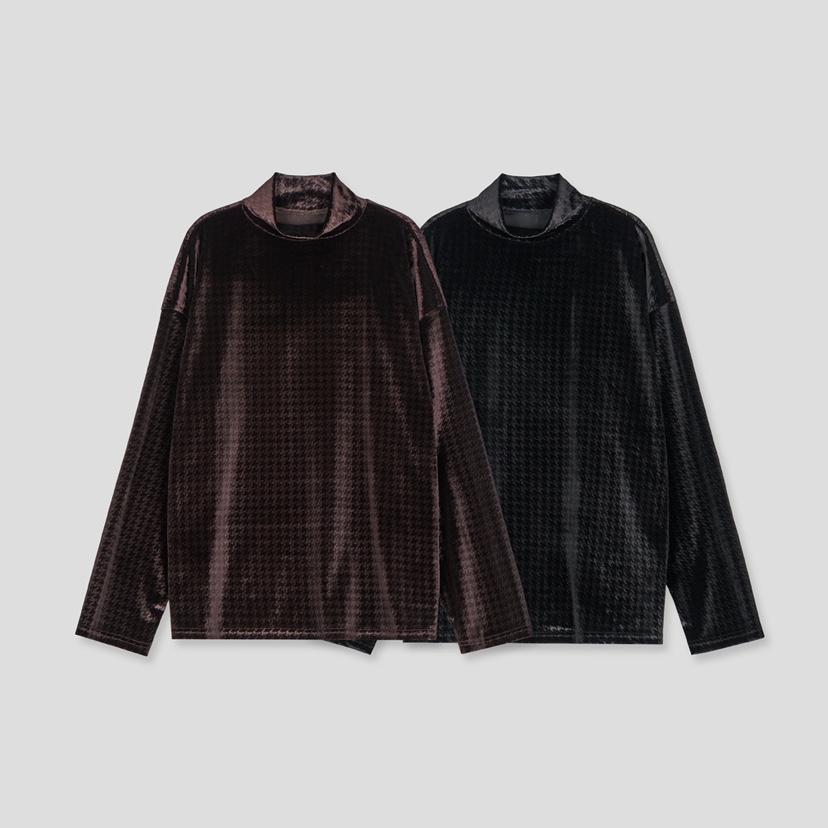 N.BLACKSTORE直郵韓國代購女裝新品時尚真品推薦T恤天鵝絨N.BLACKSTORET恤