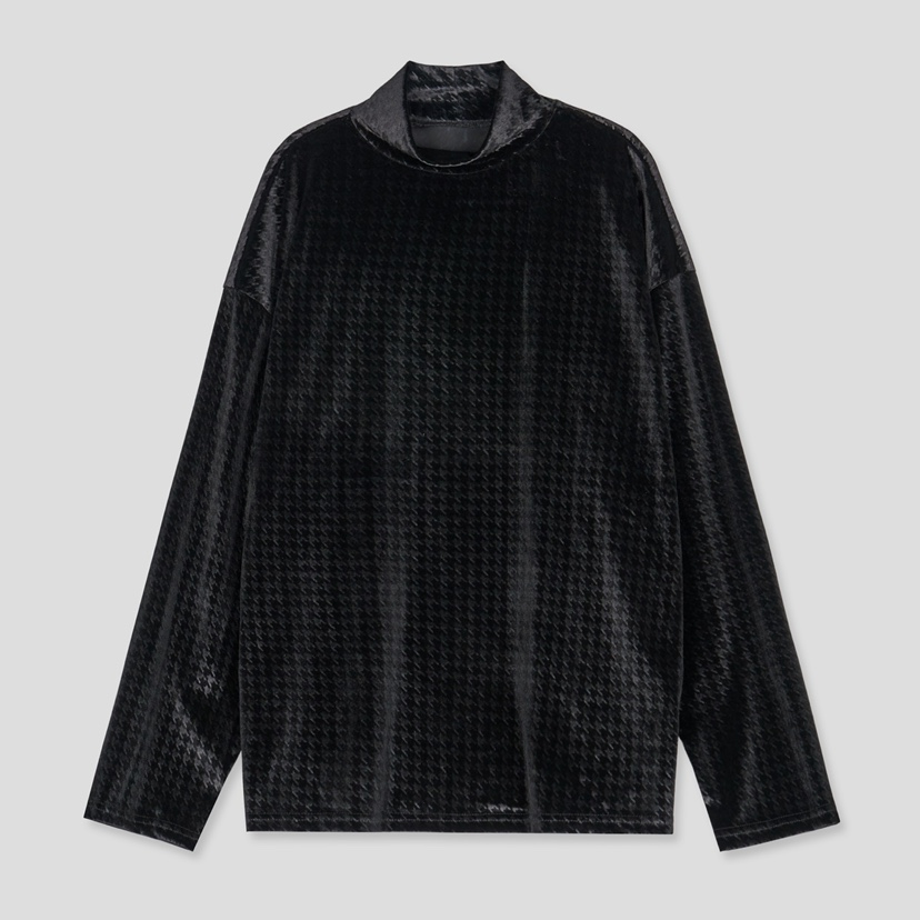 N.BLACKSTORE直郵韓國代購女裝新品時尚真品推薦T恤天鵝絨N.BLACKSTORET恤圖色2