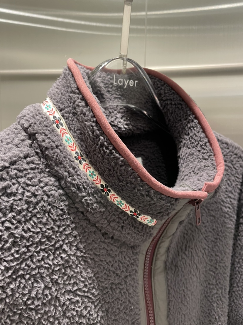 LAYER韓國直郵東大門代購女裝新款真品熱賣時尚衛衣抓絨拉鏈NOFYBE衛衣