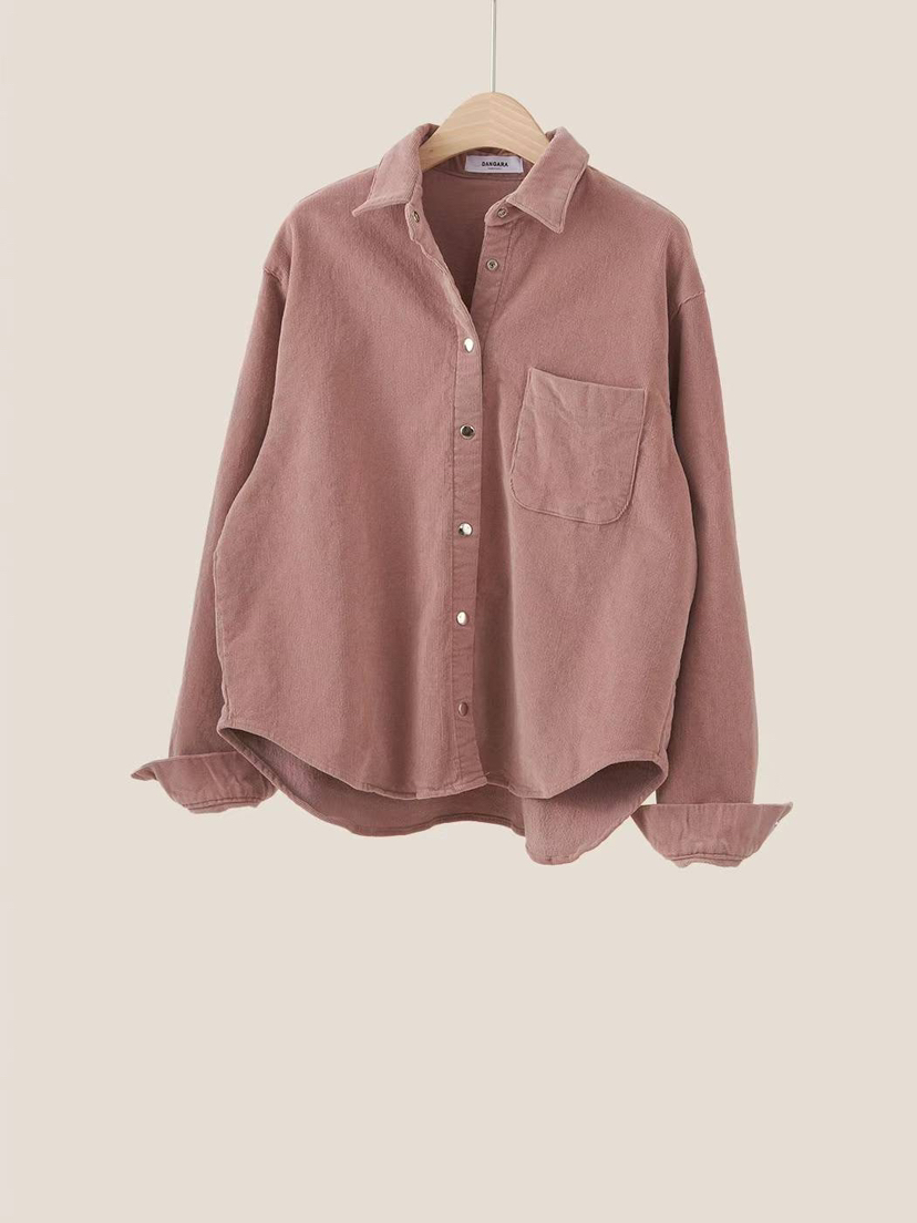 DANGARA韓國直郵東大門實拍女裝新品24秋冬休閑夾克加絨拉絨DANGARA夾克圖色2