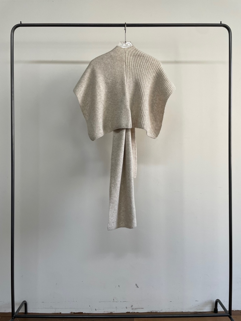 TEXTURE韓國直郵東大門實拍女裝新品24秋冬推薦圍巾披肩浣熊待定圍巾/披肩