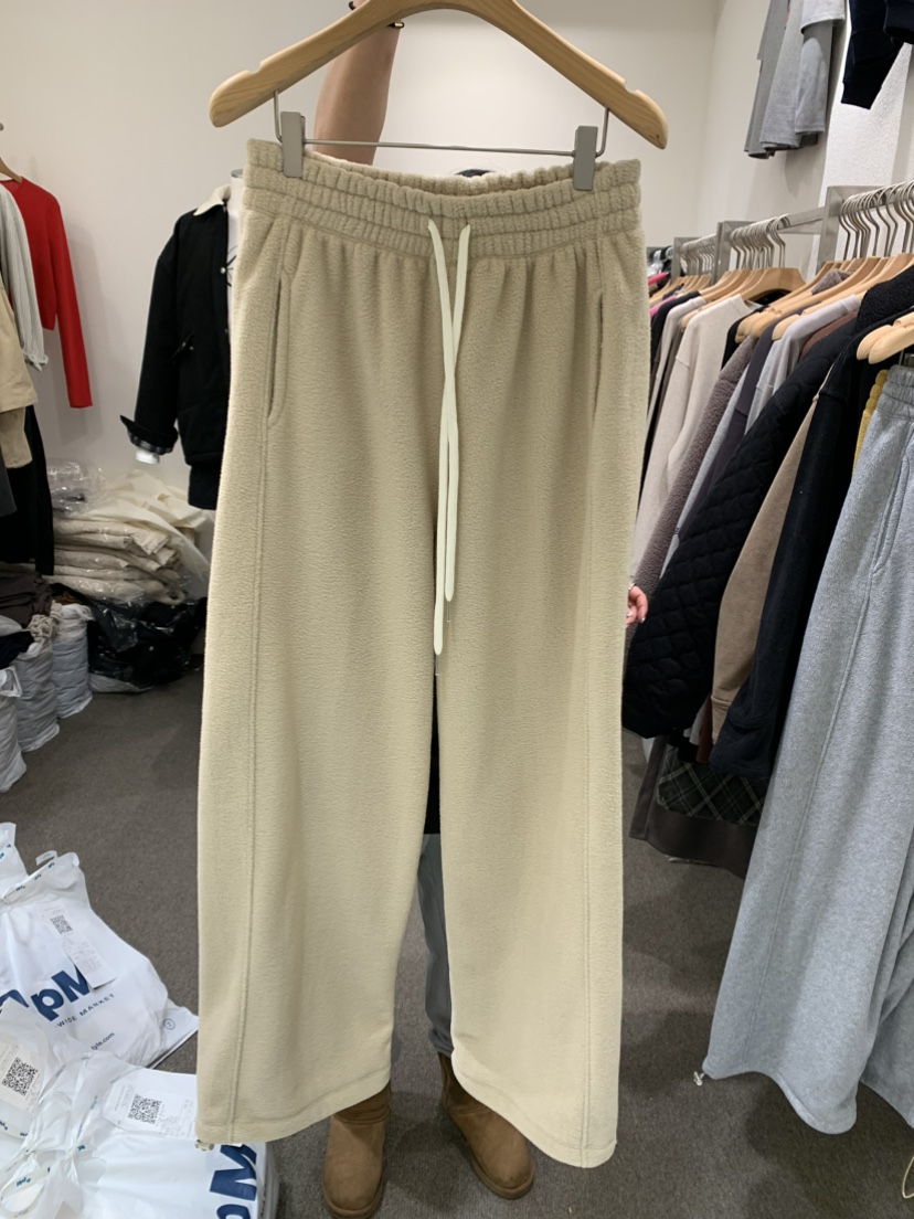 VILLABUTTON韓國直郵東大門代購女裝新品人氣休閑褲加絨拉絨VILLABUTTON休閑褲圖色3