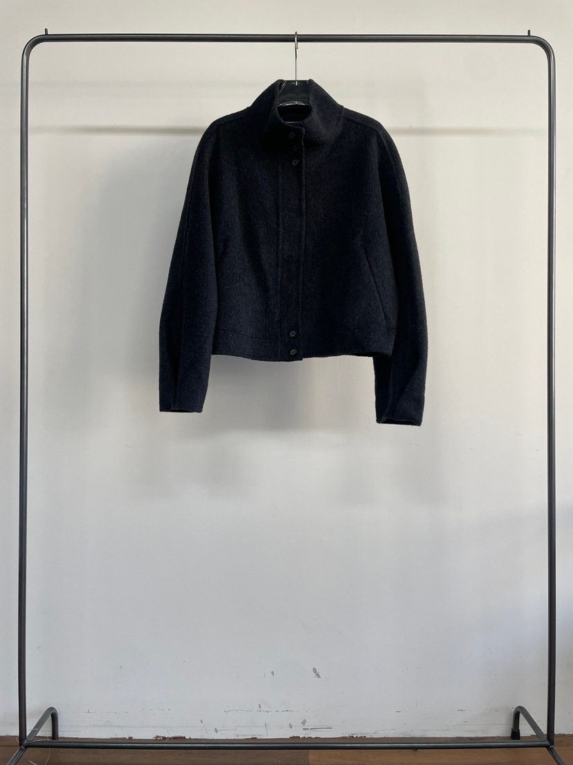 TEXTURE韓國直郵東大門實拍女裝新品真品職業24秋冬夾克喇叭待定夾克圖色2