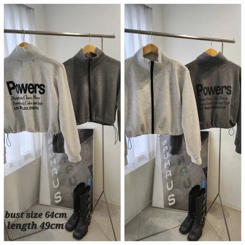 LAYERING韓國直郵女裝新品24秋夏推薦真品人氣職業衛衣拉鏈LAYERING衛衣