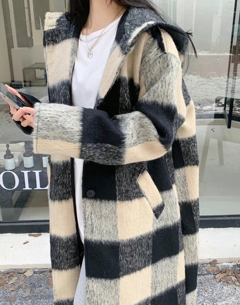 ETEMOY韓國直郵女裝新款推薦休閑職業時尚真品人氣中長款大衣ETEMOY中長款大衣