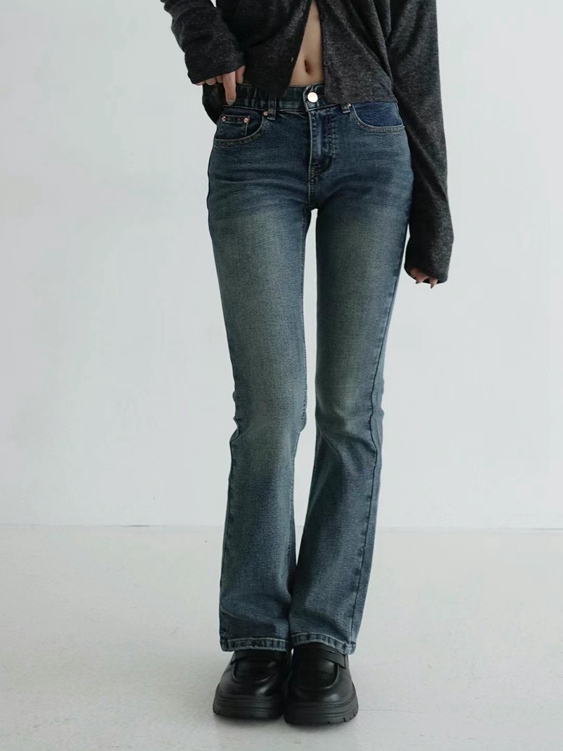 PUBLIC&amp;CO GIRL直郵韓國代購女裝新款熱賣時尚牛仔褲PUBLIC&amp;CO GIRL牛仔褲圖色1