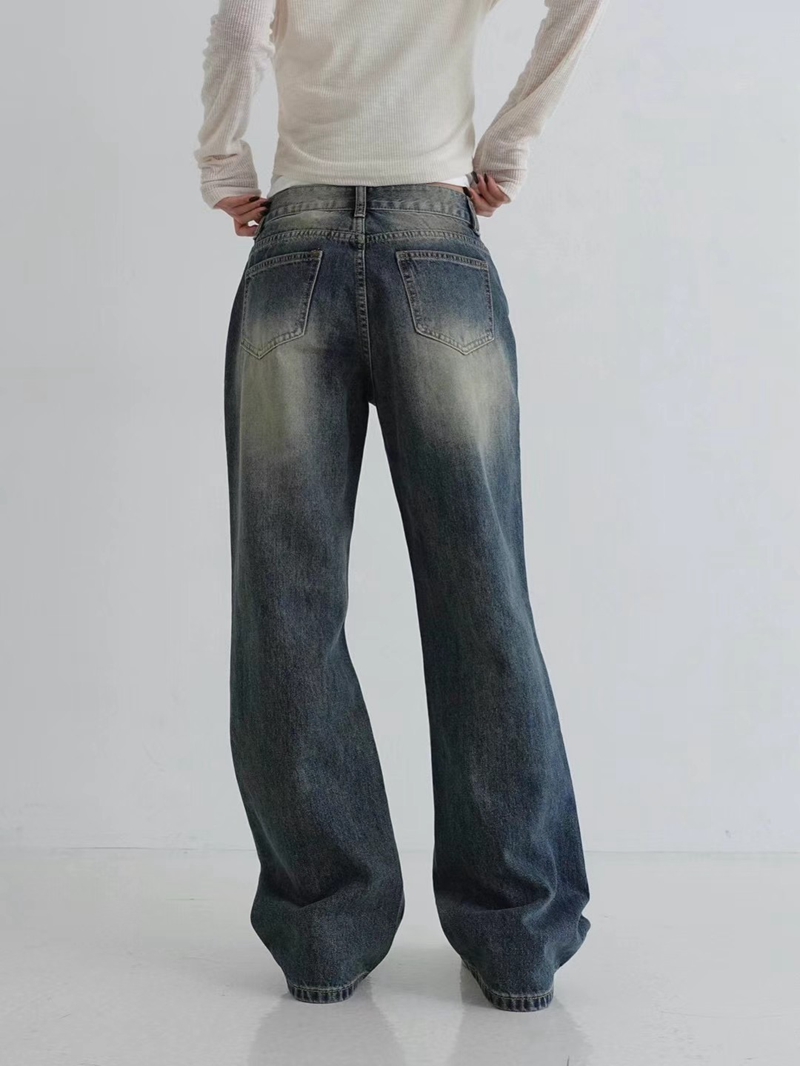 PUBLIC&CO GIRL韓國直郵東大門代購女裝新款24秋冬牛仔褲PUBLIC&CO GIRL牛仔褲
