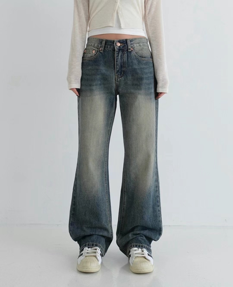 PUBLIC&CO GIRL韓國直郵東大門代購女裝新款24秋冬牛仔褲PUBLIC&CO GIRL牛仔褲