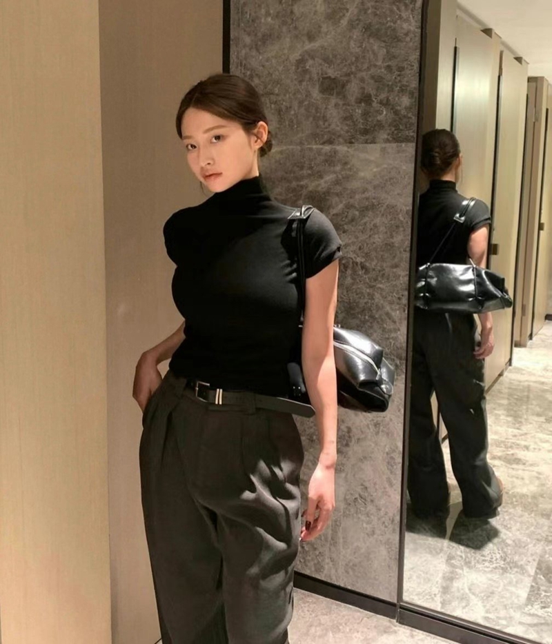 ETEMOY韓國直郵東大門代購女裝新品熱賣職業24秋冬真品休閑T恤ETEMOYT恤