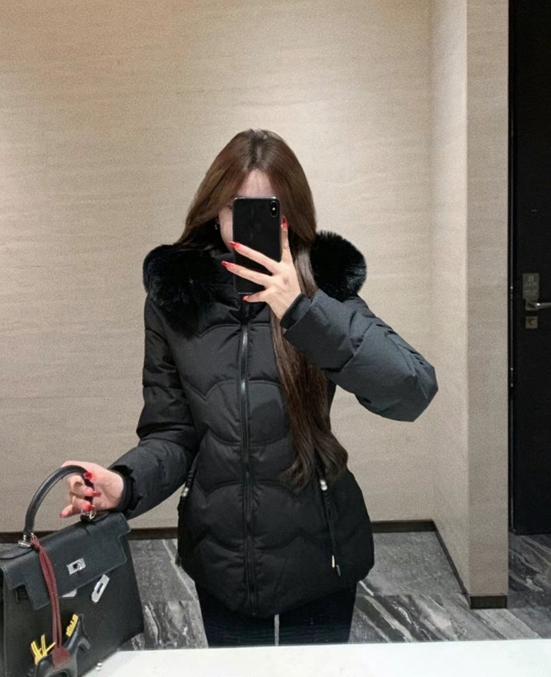 ETEMOY韓國直郵東大門實拍女裝新品推薦24秋冬職業短款棉服ETEMOY短款棉服