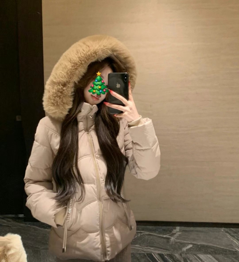 ETEMOY韓國直郵東大門實拍女裝新品推薦24秋冬職業短款棉服ETEMOY短款棉服