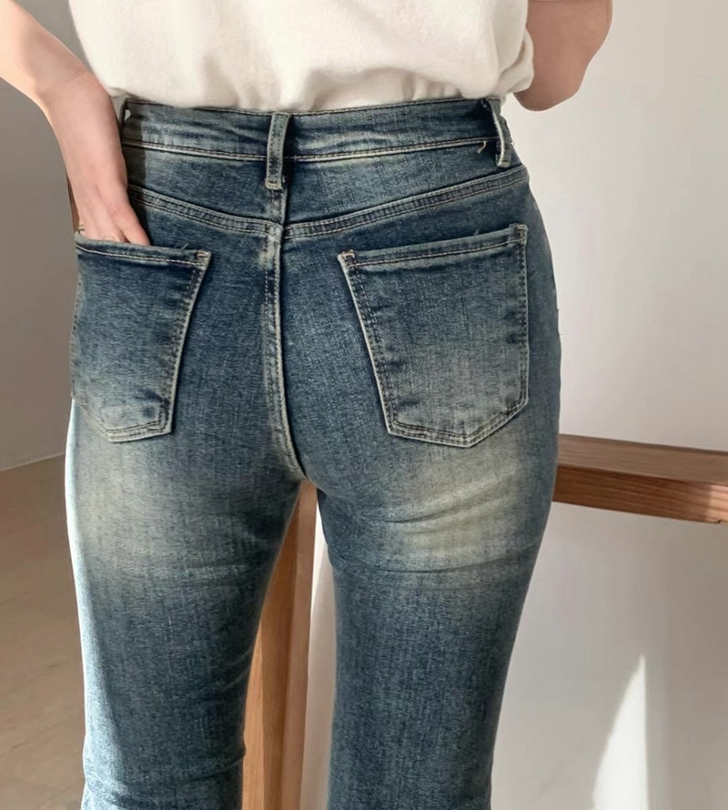 PUBLIC&CO GIRL直郵韓國代購女裝新款熱賣24秋冬牛仔褲PUBLIC&CO GIRL牛仔褲