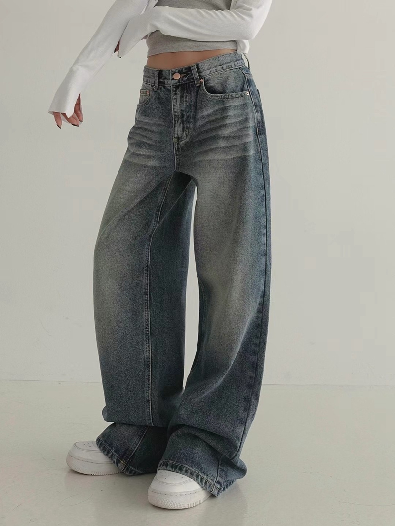 PUBLIC&CO GIRL直郵韓國代購女裝新品人氣休閑牛仔褲PUBLIC&CO GIRL牛仔褲