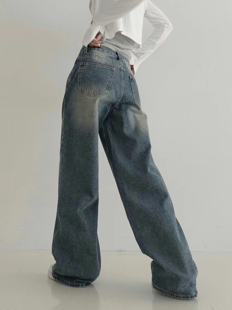 PUBLIC&CO GIRL直郵韓國代購女裝新品人氣休閑牛仔褲PUBLIC&CO GIRL牛仔褲