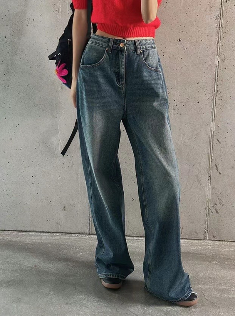 PUBLIC&CO GIRL韓國直郵東大門實拍女裝新品職業牛仔褲PUBLIC&CO GIRL牛仔褲