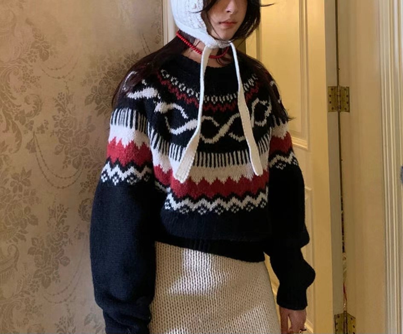 ETEMOY韓國直郵東大門代購女裝新款熱賣24秋冬推薦職業針織衫ETEMOY針織衫