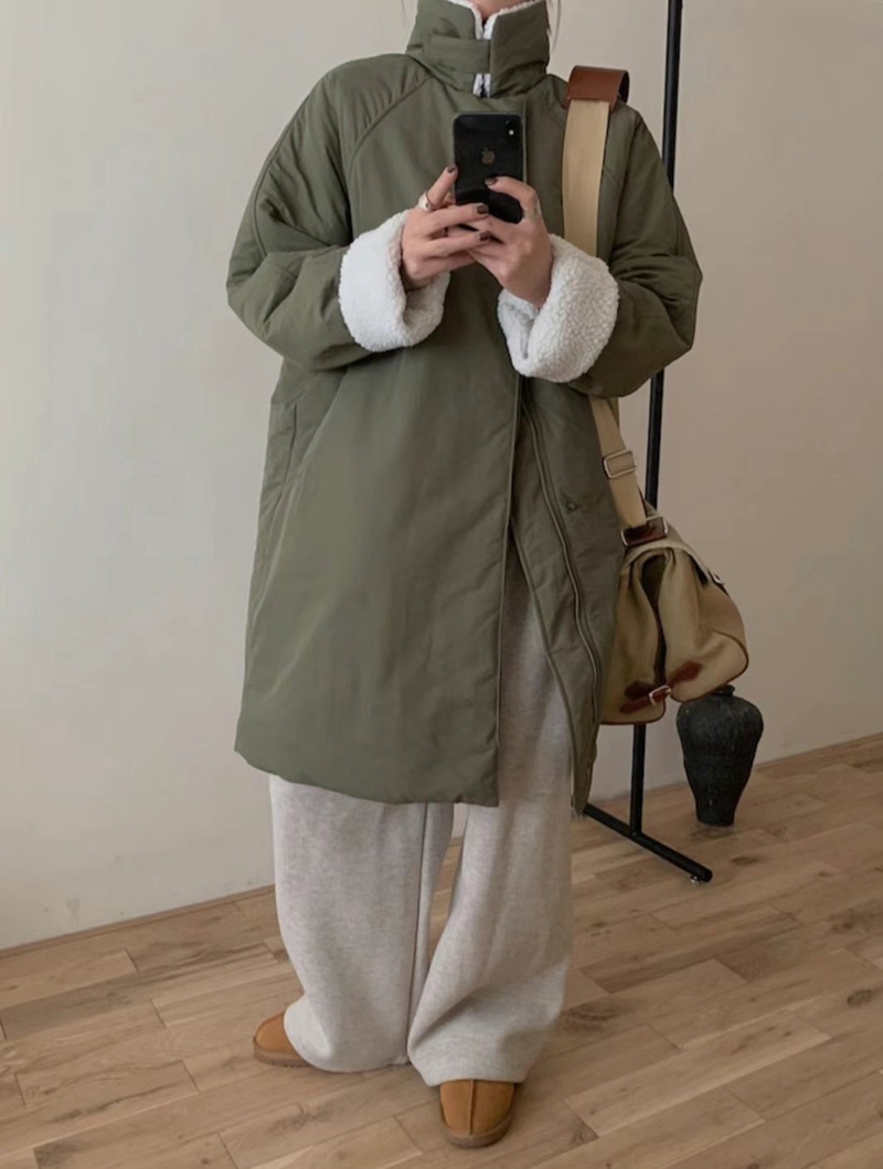 ETEMOY直郵韓國代購女裝新款時尚熱賣休閑真品職業中長款大衣ETEMOY中長款大衣