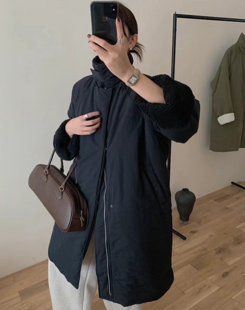 ETEMOY直郵韓國代購女裝新款時尚熱賣休閑真品職業中長款大衣ETEMOY中長款大衣圖色2