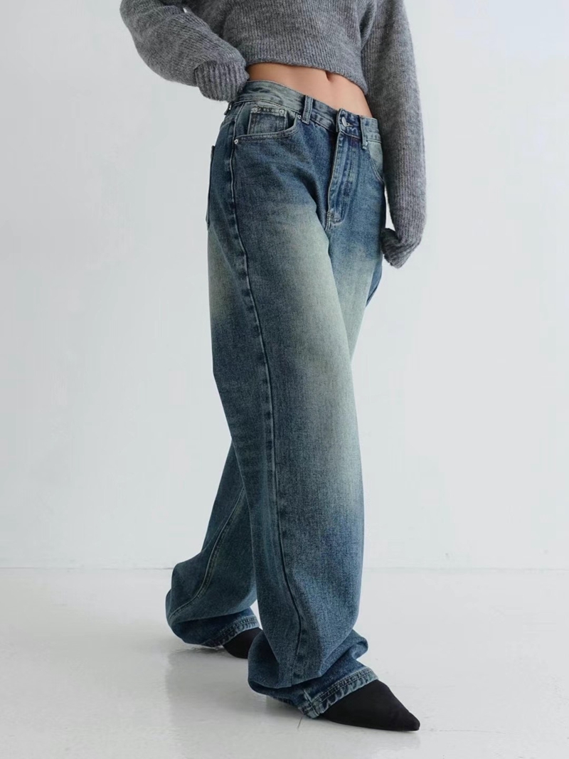 PUBLIC&CO GIRL直郵韓國代購女裝新品真品時尚牛仔褲PUBLIC&CO GIRL牛仔褲