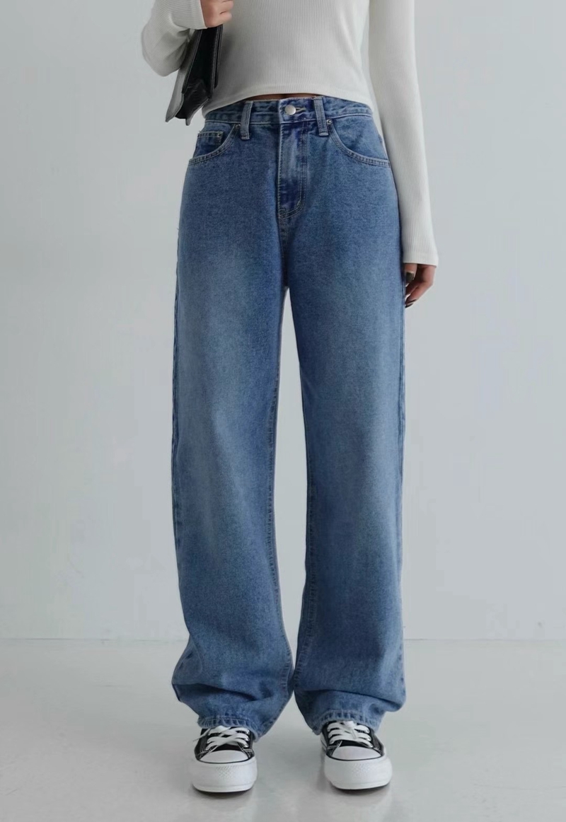 PUBLIC&CO GIRL韓國直郵東大門代購女裝新品職業牛仔褲PUBLIC&CO GIRL牛仔褲