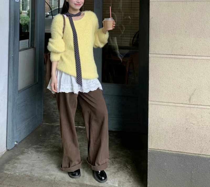 ETEMOY直郵韓國代購女裝新款真品推薦時尚休閑人氣職業針織衫ETEMOY針織衫