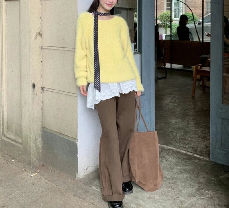 ETEMOY直郵韓國代購女裝新款真品推薦時尚休閑人氣職業針織衫ETEMOY針織衫