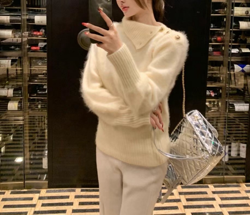 ETEMOY韓國直郵東大門實拍女裝新品真品24秋冬職業休閑針織衫ETEMOY針織衫