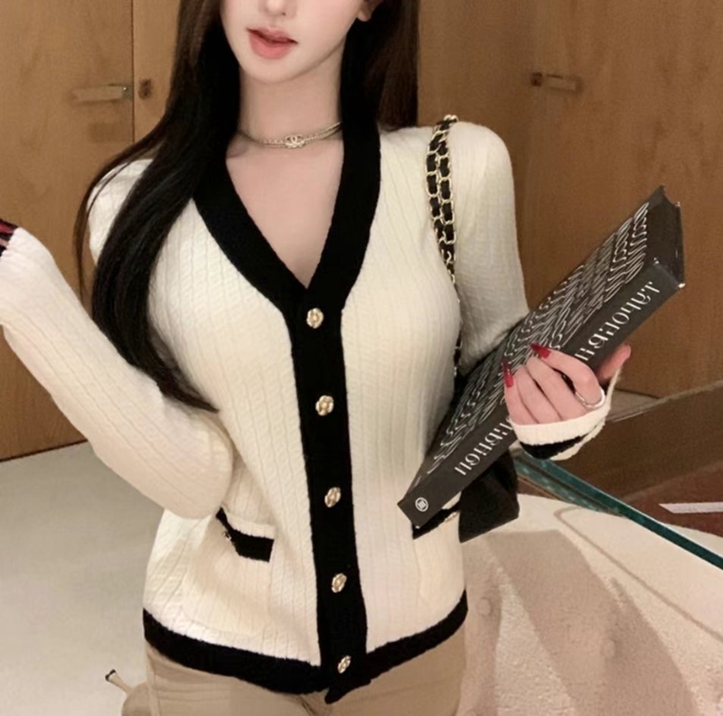 ETEMOY韓國直郵女裝新款人氣休閑24秋冬時尚職業熱賣針織衫ETEMOY針織衫圖色1