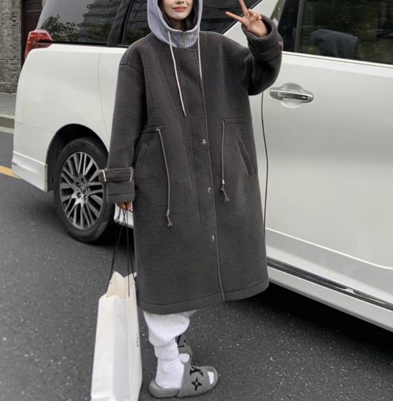 ETEMOY韓國直郵女裝新款熱賣真品人氣24秋冬職業中長款大衣ETEMOY中長款大衣