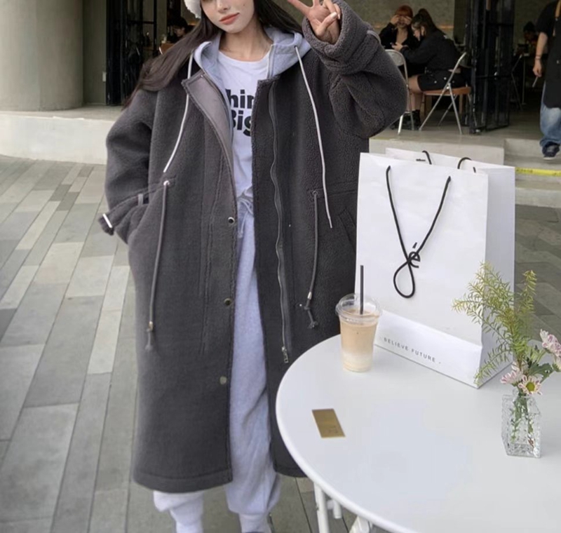 ETEMOY韓國直郵女裝新款熱賣真品人氣24秋冬職業中長款大衣ETEMOY中長款大衣