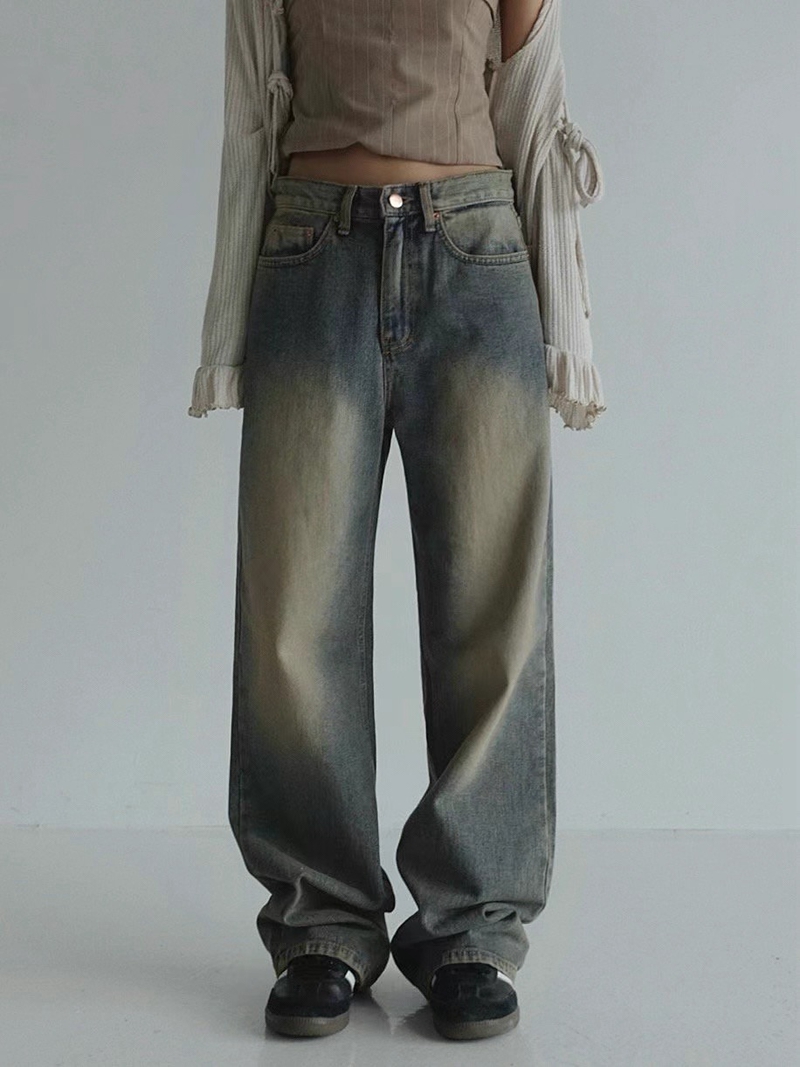 PUBLIC&CO GIRL韓國直郵東大門實拍女裝新品真品牛仔褲PUBLIC&CO GIRL牛仔褲