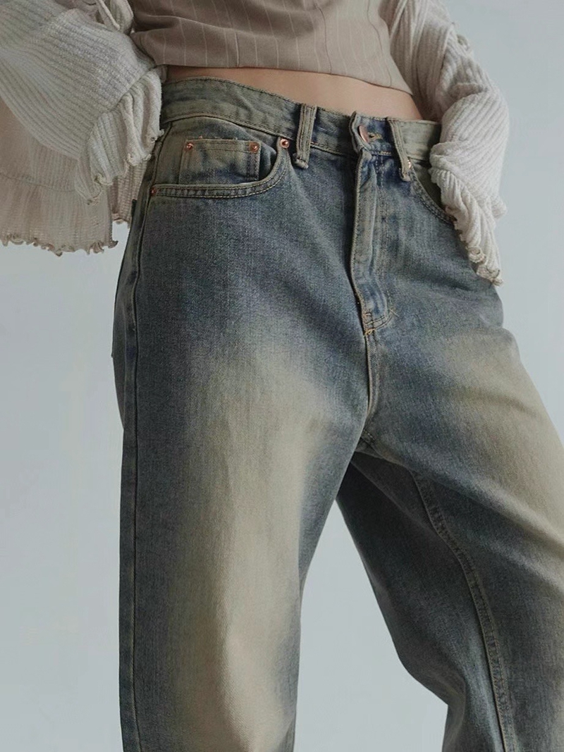 PUBLIC&CO GIRL韓國直郵東大門實拍女裝新品真品牛仔褲PUBLIC&CO GIRL牛仔褲