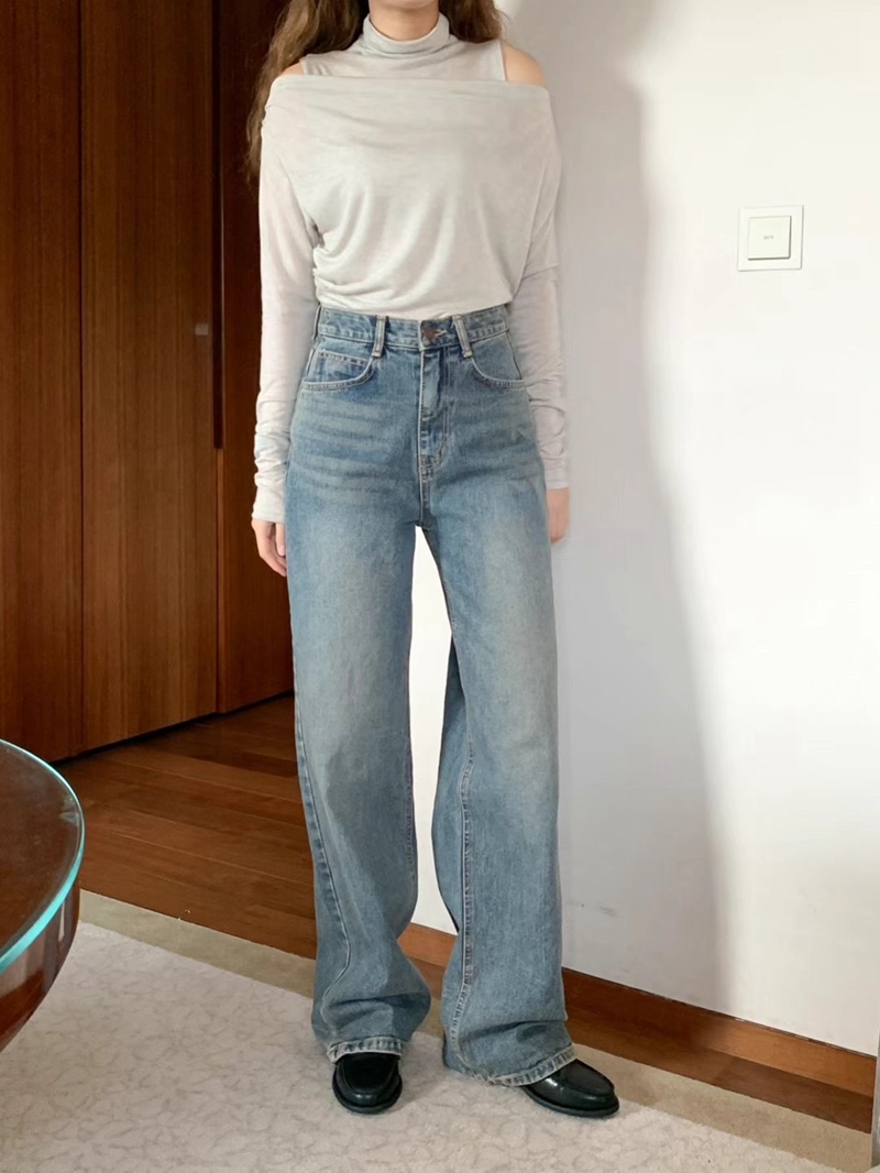 PUBLIC&CO GIRL韓國直郵東大門代購女裝新品推薦牛仔褲PUBLIC&CO GIRL牛仔褲