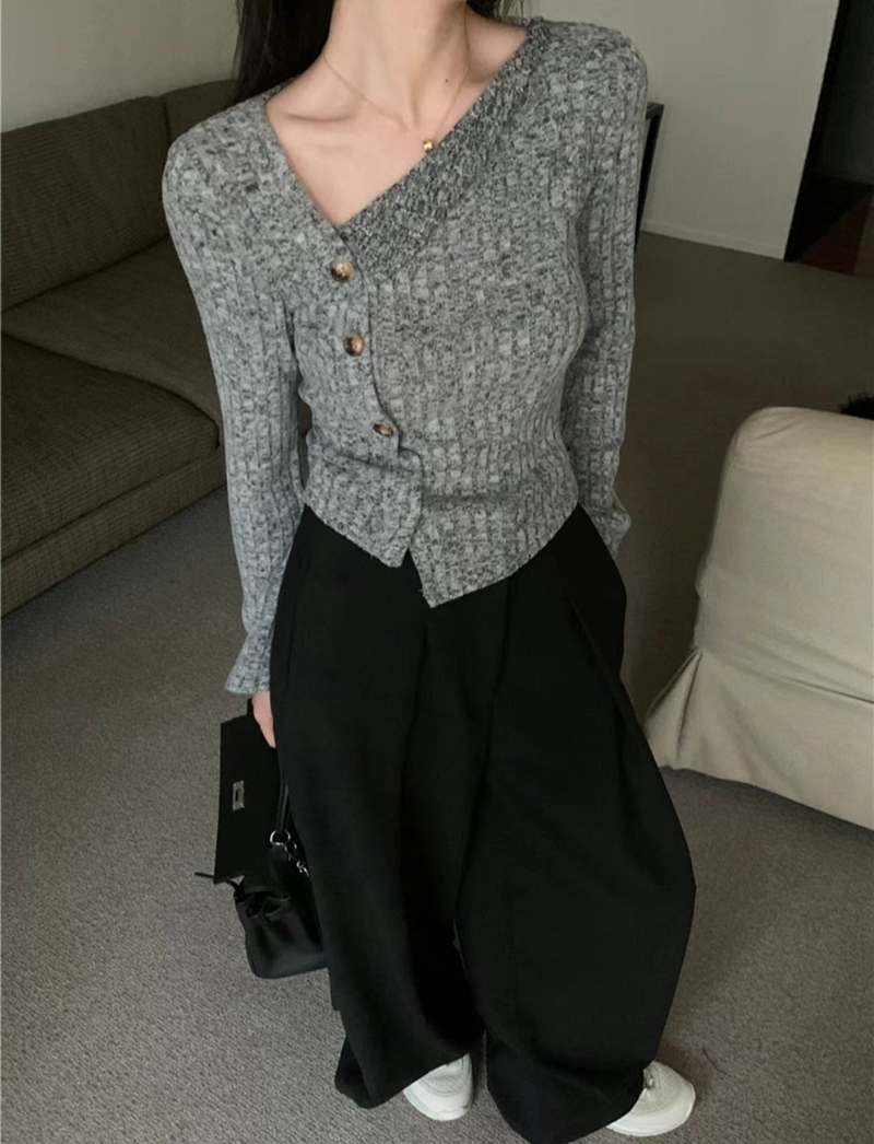 ETEMOY韓國直郵女裝新款休閑熱賣職業真品人氣24秋冬針織衫ETEMOY針織衫圖色1