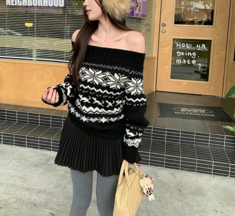 ETEMOY韓國直郵東大門實拍女裝新品休閑24秋冬職業時尚針織衫ETEMOY針織衫