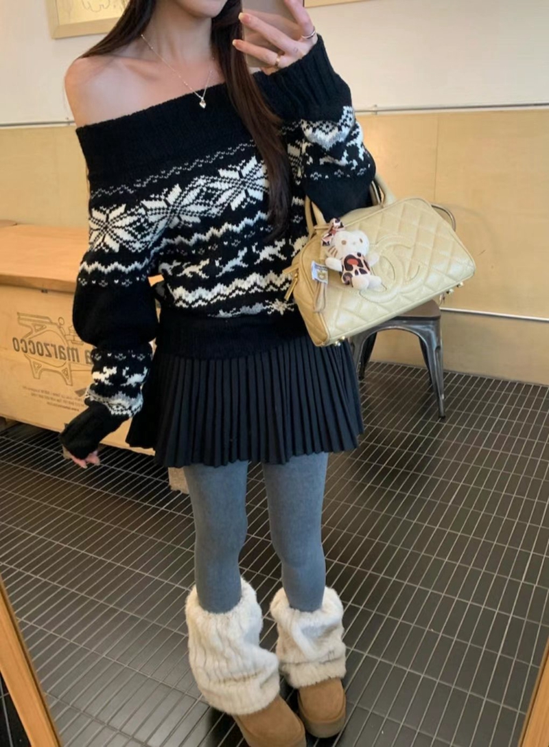 ETEMOY韓國直郵東大門實拍女裝新品休閑24秋冬職業時尚針織衫ETEMOY針織衫