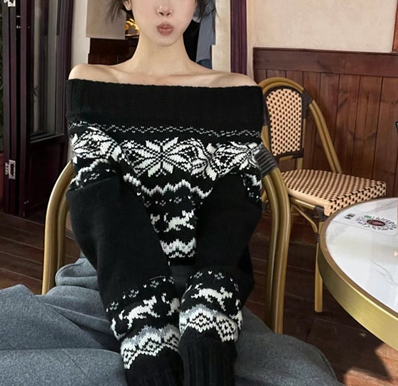 ETEMOY韓國直郵東大門實拍女裝新品休閑24秋冬職業時尚針織衫ETEMOY針織衫圖色1