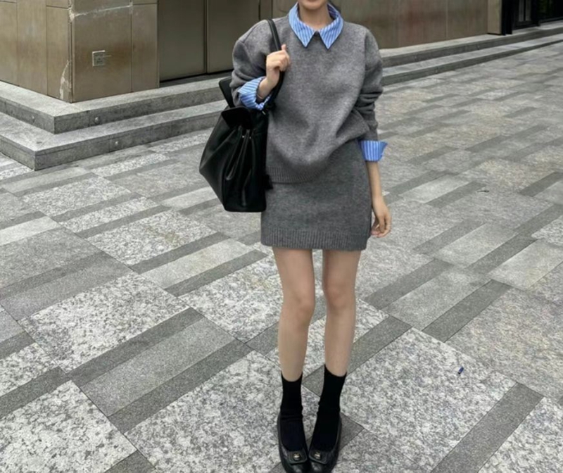 ETEMOY韓國直郵女裝新品休閑職業真品人氣24秋冬推薦連衣裙ETEMOY連衣裙