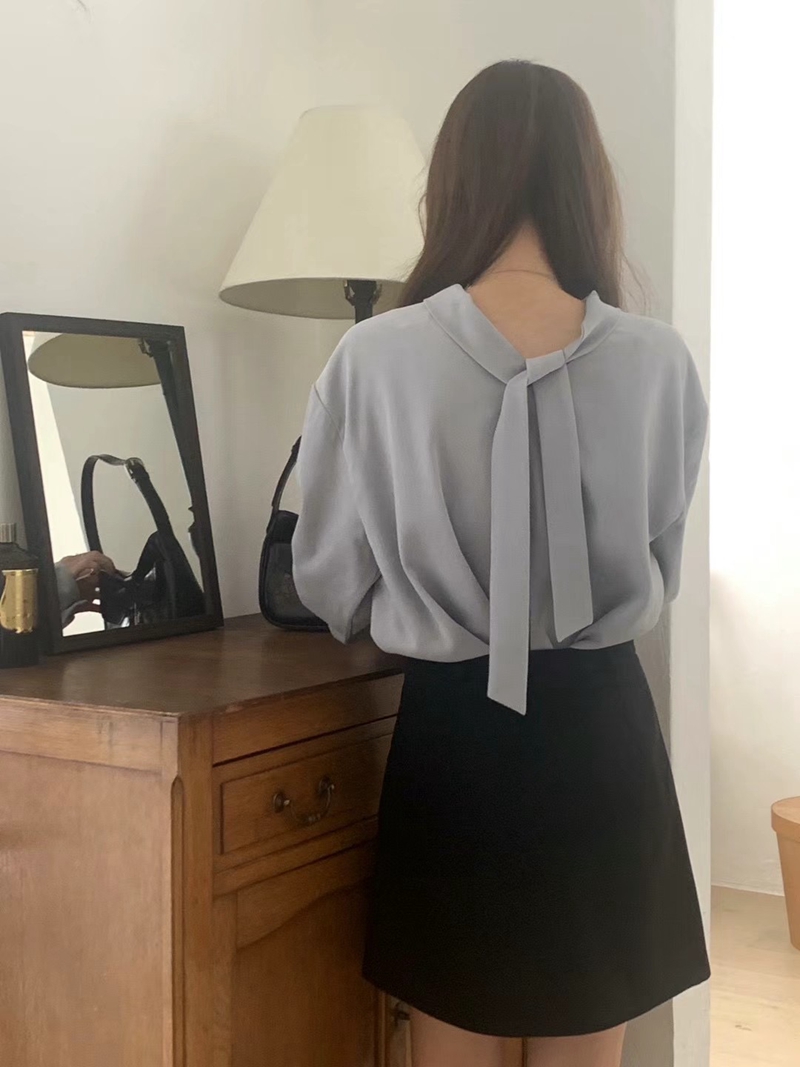 JEIIN直郵韓國代購女裝新款24秋冬人氣時尚襯衫蕾絲衫含腰繩JEIIN襯衫/蕾絲衫