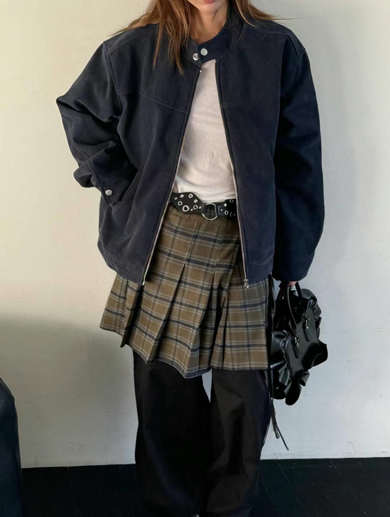 FAVOURED韓國直郵東大門代購女裝新品時尚推薦職業短款大衣FAVOURED短款大衣