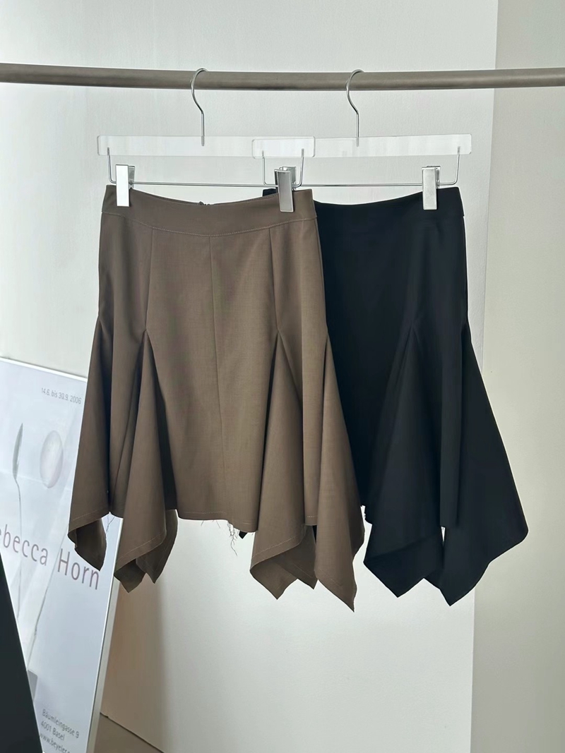 HWYL韓國直郵東大門代購女裝新品推薦熱賣職業半身裙中短裙ELMU半身裙/中短裙圖色2左二色