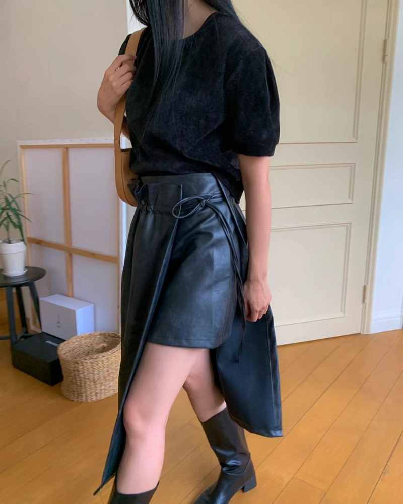 HWYL韓國直郵東大門實拍女裝新品職業時尚真品半身裙中短裙ELMU半身裙/中短裙