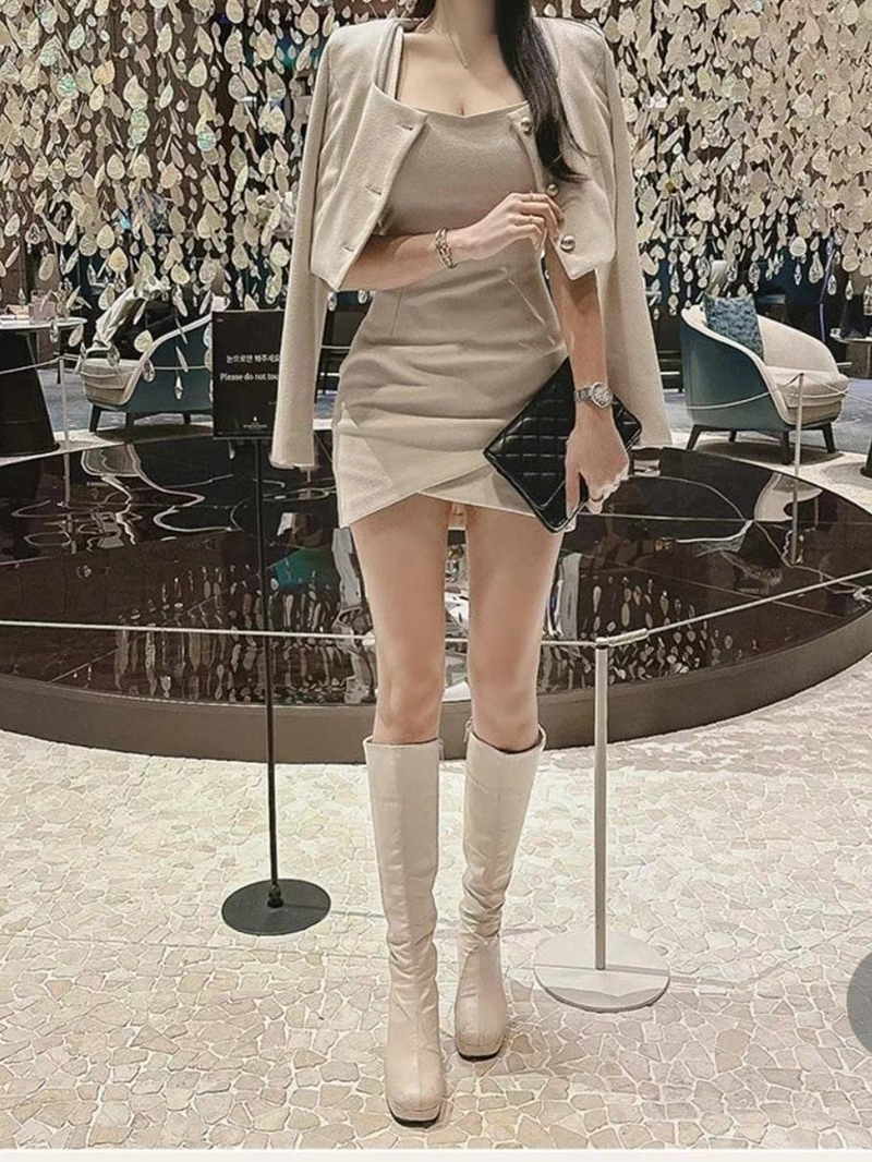 HEE SHOP韓國直郵東大門代購女裝新品休閑職業熱賣真品套裝HEE SHOP套裝