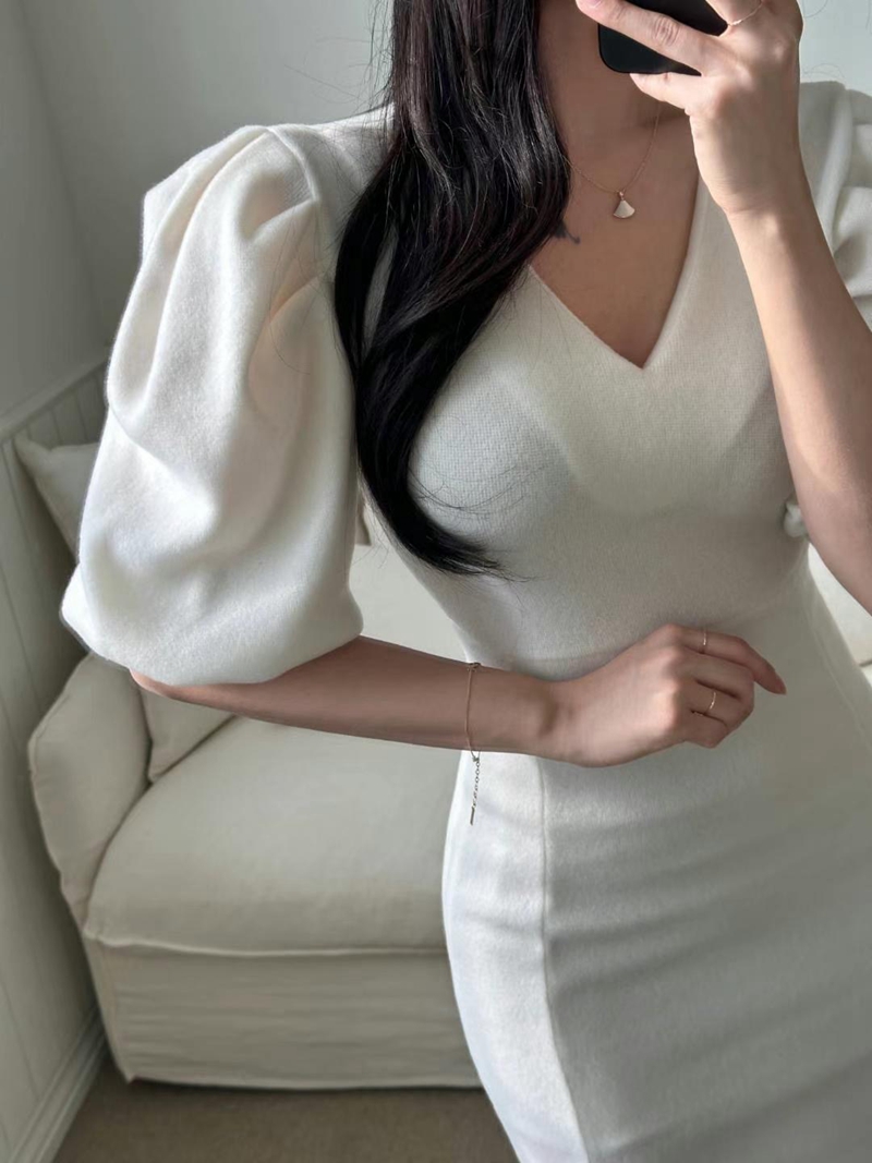 HEE SHOP直郵韓國代購女裝新品真品24秋冬職業熱賣人氣連衣裙HEE SHOP連衣裙