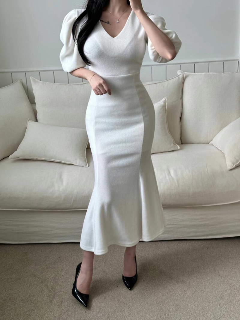 HEE SHOP直郵韓國代購女裝新品真品24秋冬職業熱賣人氣連衣裙HEE SHOP連衣裙圖色1